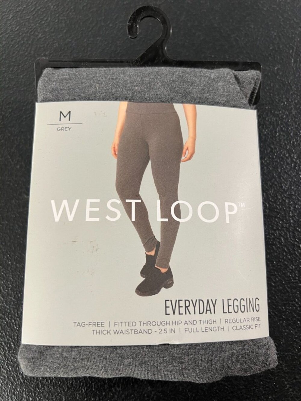West Loop Everyday Leggings Gray Medium Women's Tagless M Leisure Comfort